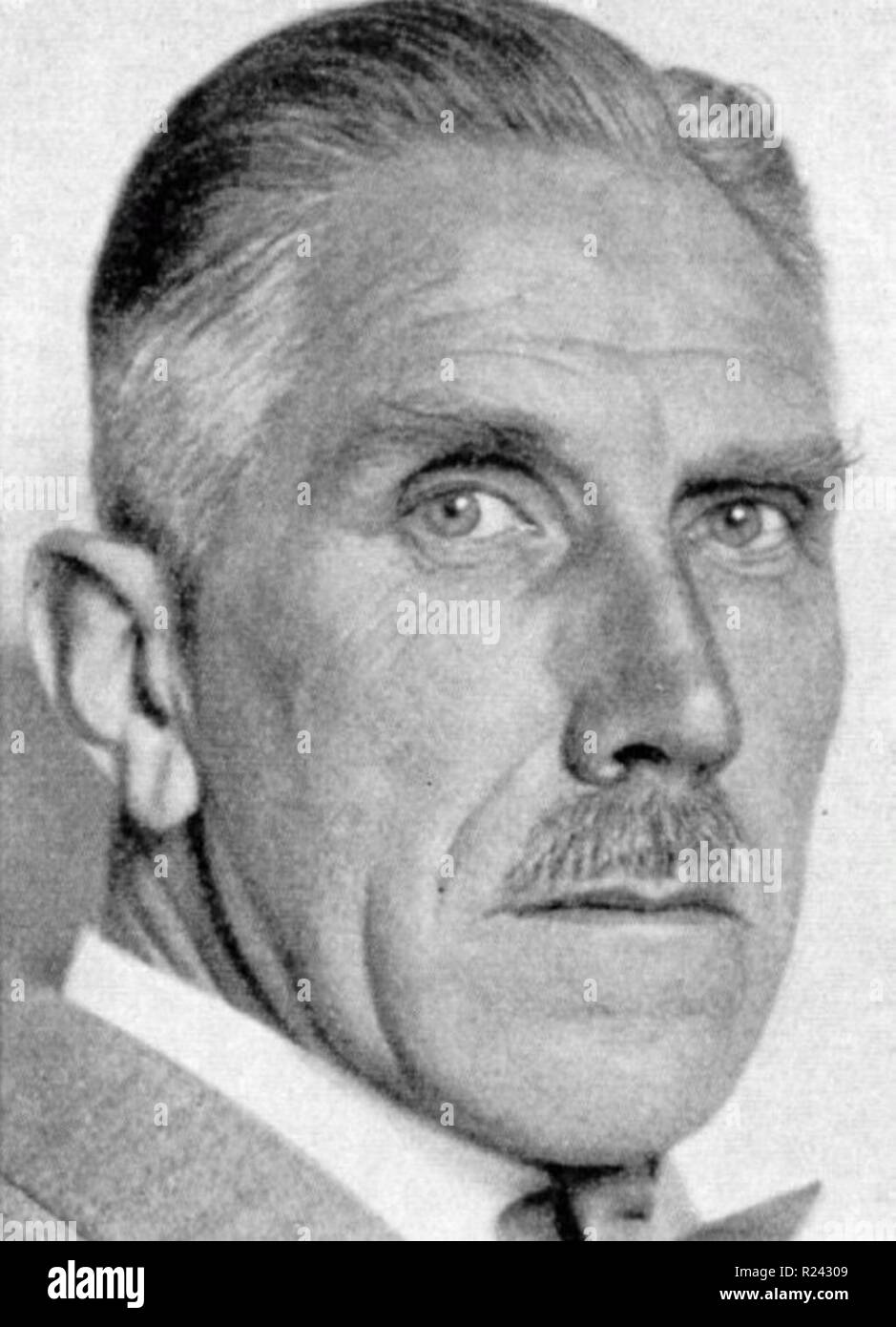 Franz von Papen zu Koningen (1879 - 2. Mai 1969) war ein deutscher Adliger, General Staff Officer und Politiker. Er diente als Bundeskanzler der Bundesrepublik Deutschland im Jahr 1932 und als Vizekanzler unter Adolf Hitler in 1933-1934 Stockfoto