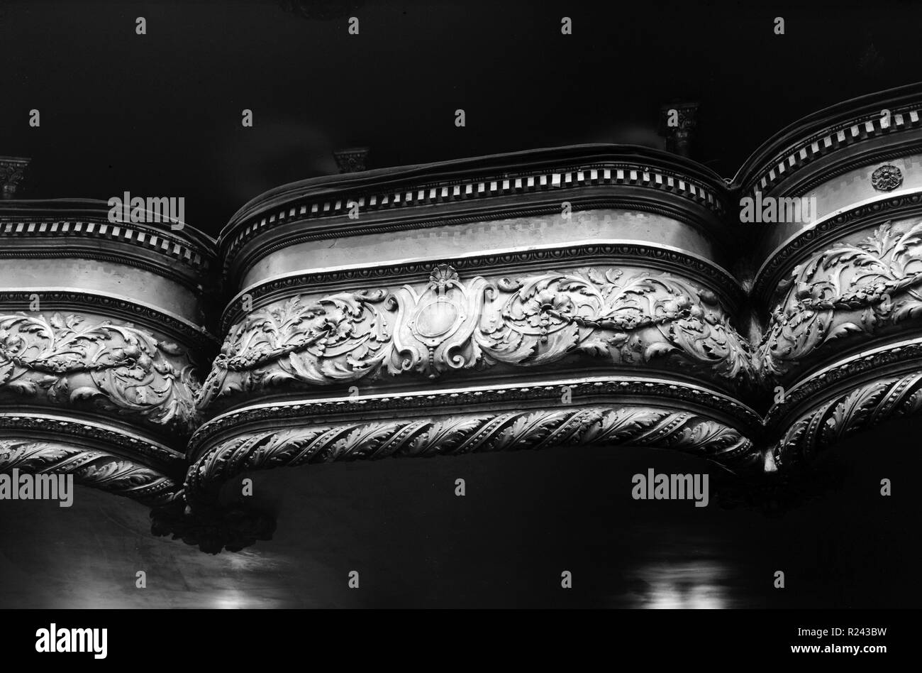 Foto des großen Tier-Boxen auf dem Broadway-New York, Metropolitan Opera House, 1423. Datierte 1966 Stockfoto