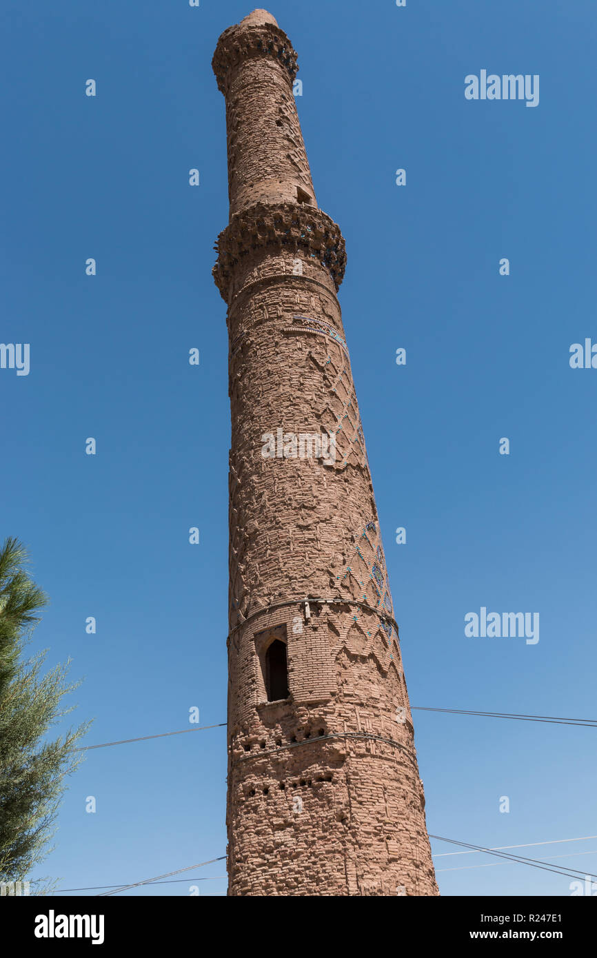 Das 15. Jahrhundert Minarette von Herat, Afghanistan Stockfoto