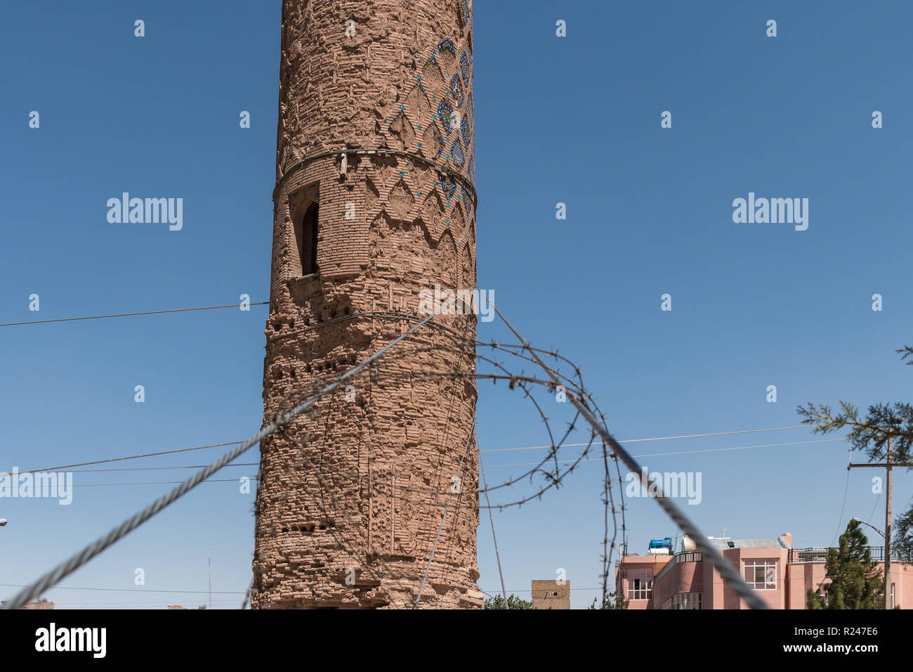Das 15. Jahrhundert Minarette von Herat, Afghanistan Stockfoto