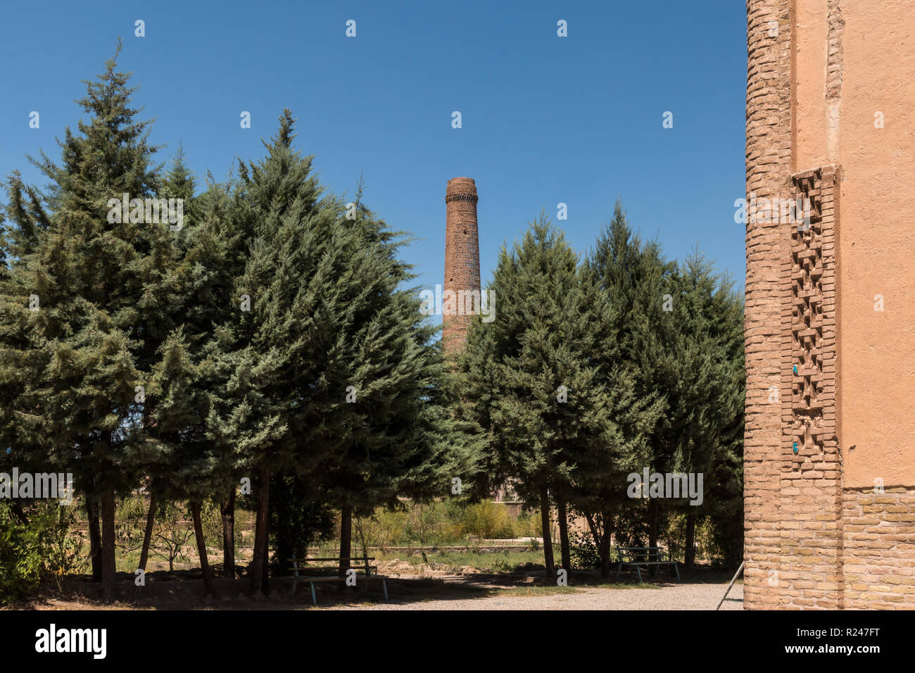 Das 15. Jahrhundert Minarette von Herat, Afghanistan Stockfoto