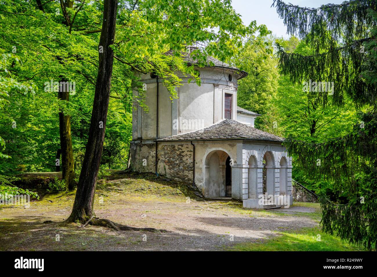 Sacro Monte Calvario, Orta San Giulio, Piemont (Piemonte), Italien, Europa Stockfoto
