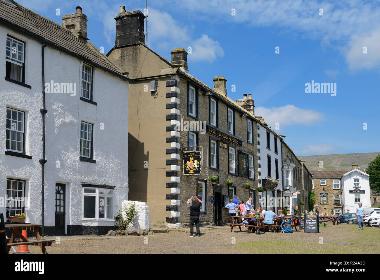 Reeth, Wensleydale, Yorkshire Dales National Park, North Yorkshire, England, Großbritannien, Europa Stockfoto