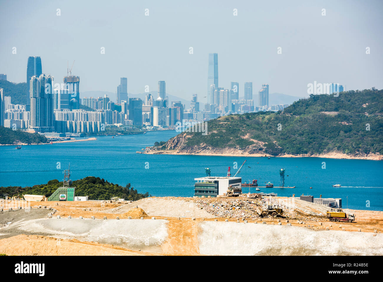 Deponie, Kowloon, Hong Kong, China, Asien Stockfoto