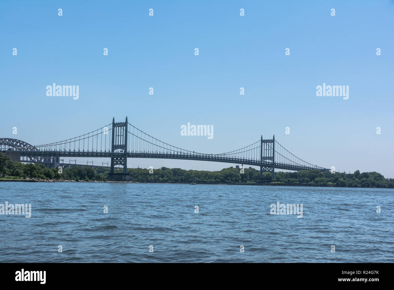RFK Triborough Brücke über den East River, NEW YORK Stockfoto