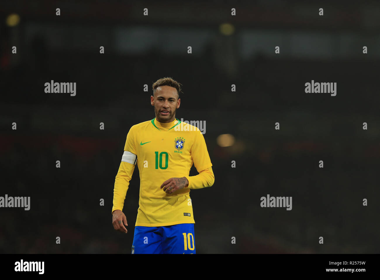 Emirates Stadium, London, UK. 16 Nov, 2018. Internationaler Fußball-freundlich, Brasilien gegen Uruguay; Neymar Brasiliens Credit: Aktion plus Sport/Alamy leben Nachrichten Stockfoto
