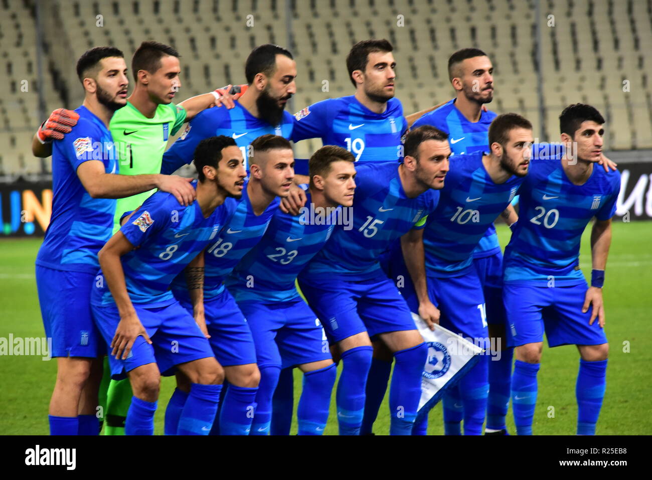 Greece National Football Team Stockfotos und -bilder Kaufen - Alamy