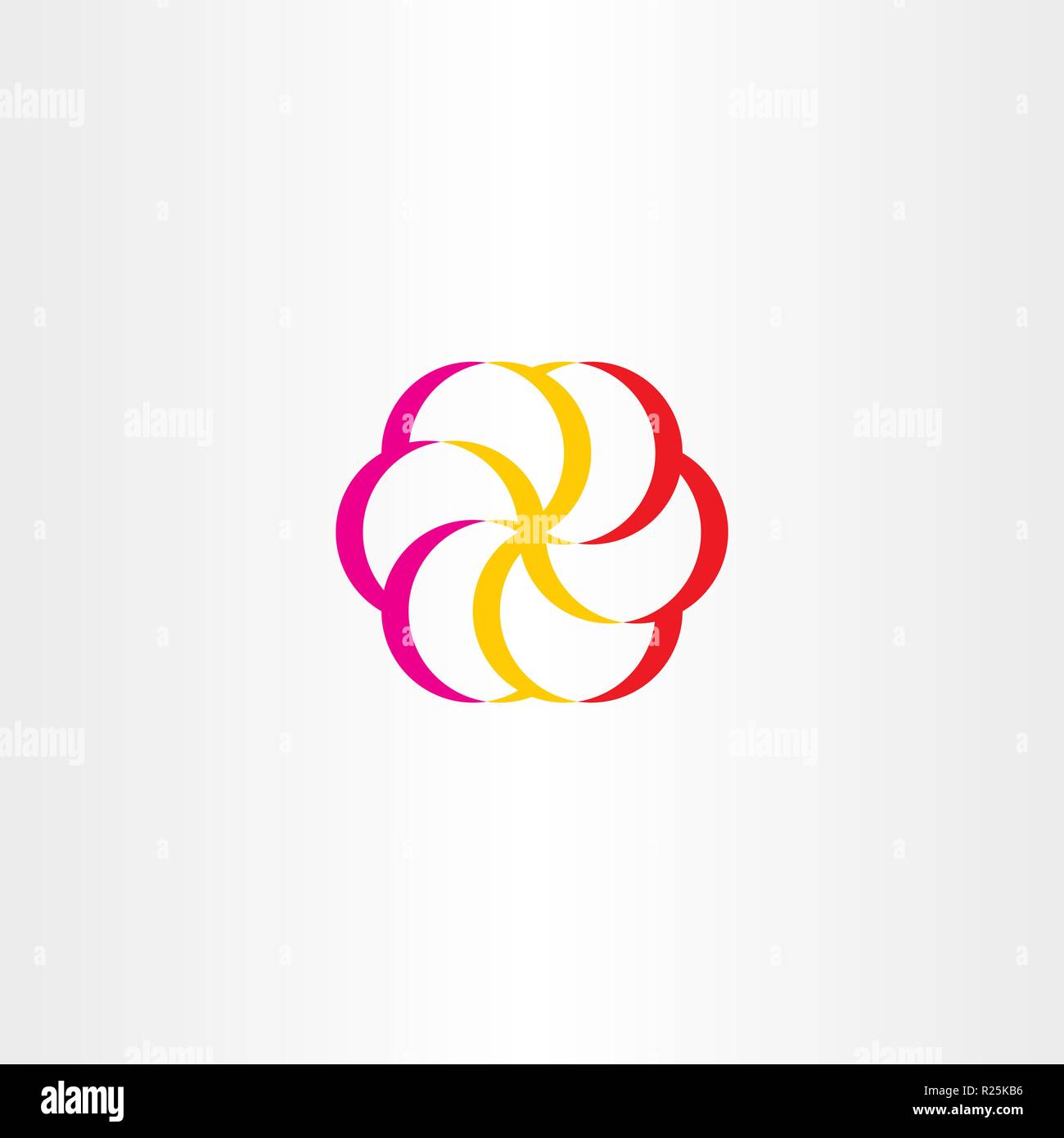 Blume logo Blumen Symbol vektor design Stock Vektor