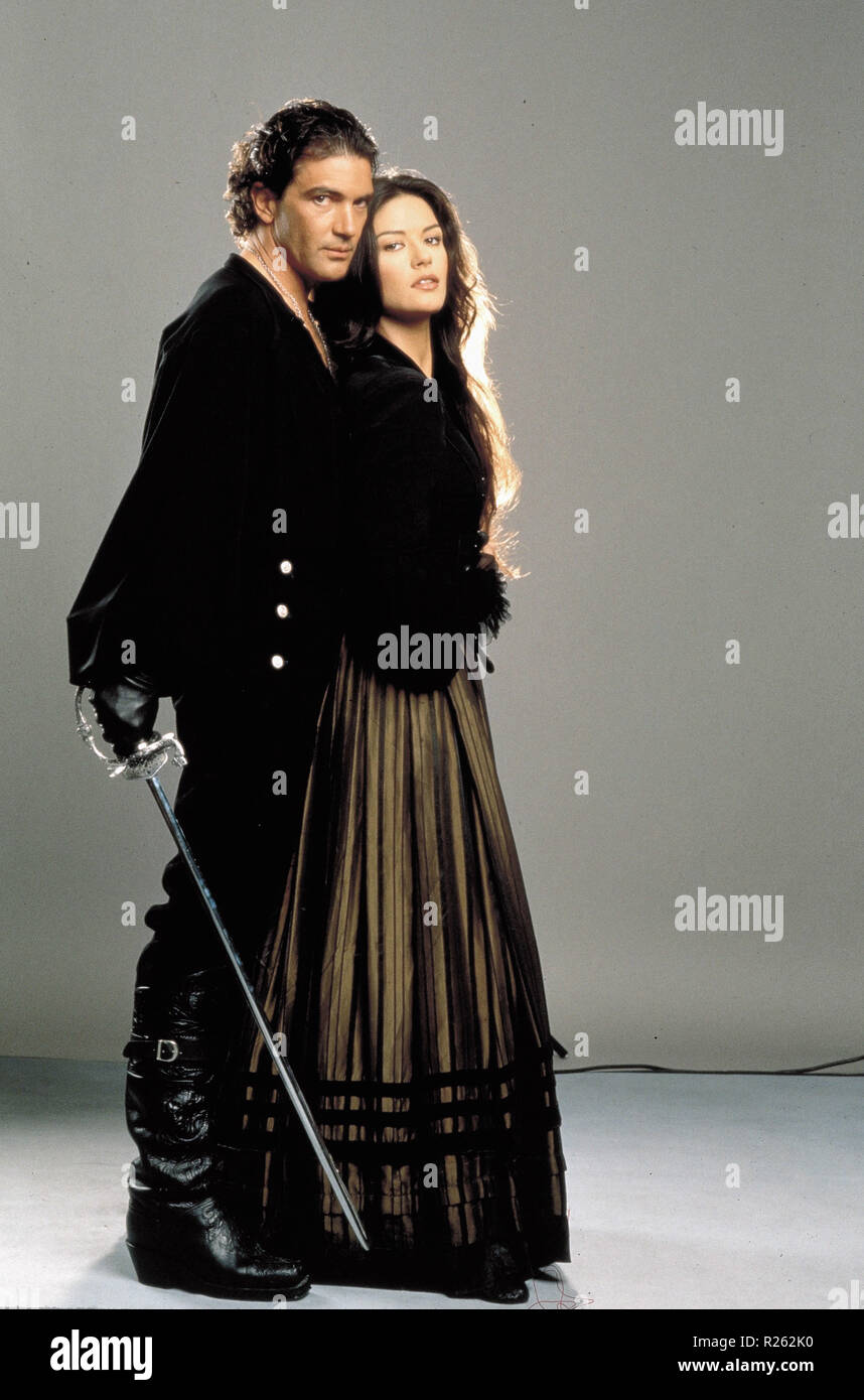 Original Film Titel: DIE MASKE DES ZORRO. Englischer Titel: DIE MASKE DES ZORRO. Jahr: 1998. Regie: Martin Campbell. Stars: Antonio Banderas, CATHERINE ZETA-JONES. Credit: AMBLIN ENTERTAINMENT/O'NEILL, Michael/Album Stockfoto