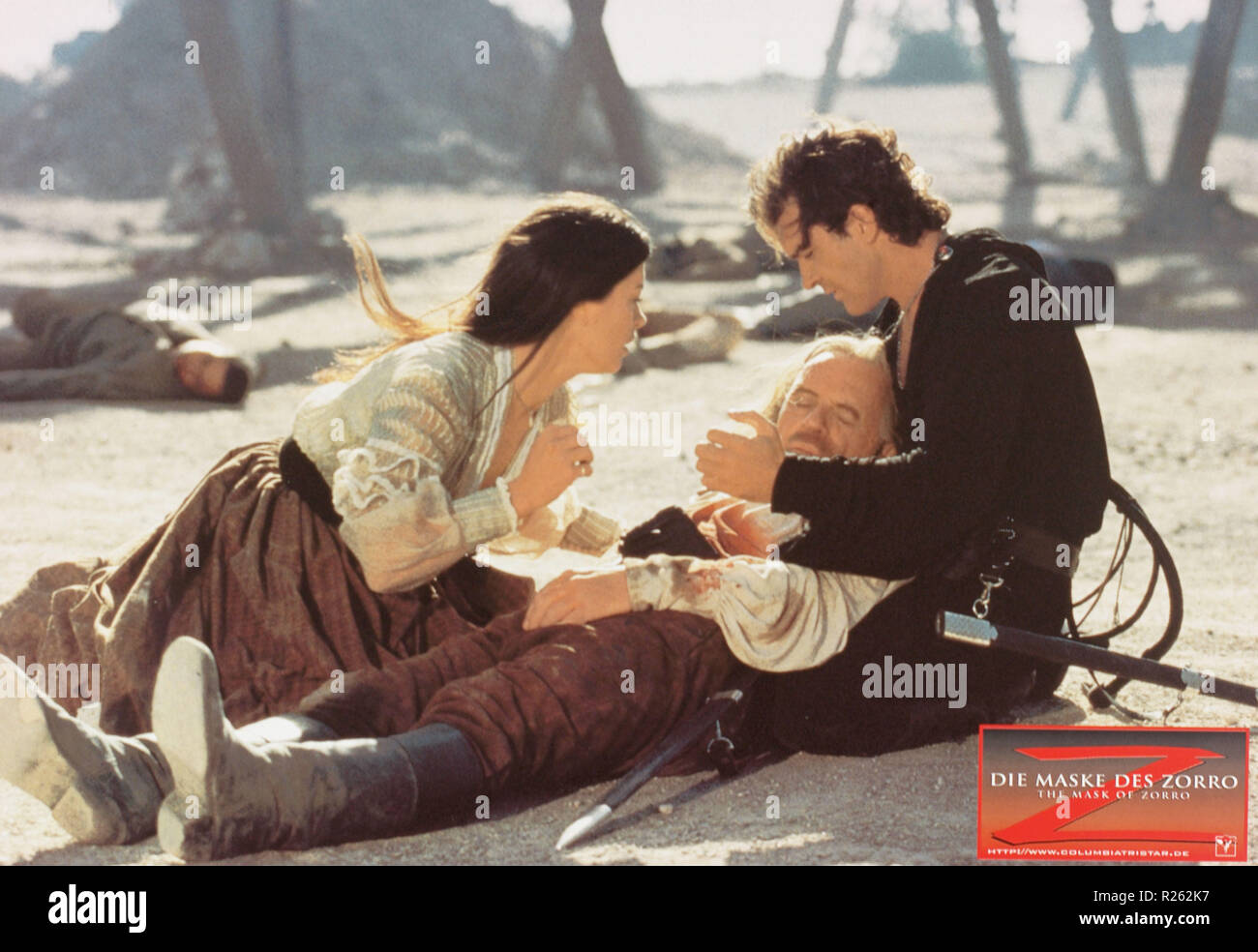 Original Film Titel: DIE MASKE DES ZORRO. Englischer Titel: DIE MASKE DES ZORRO. Jahr: 1998. Regie: Martin Campbell. Stars: Antonio Banderas; Anthony Hopkins; CATHERINE ZETA-JONES. Credit: AMBLIN ENTERTAINMENT/Album Stockfoto