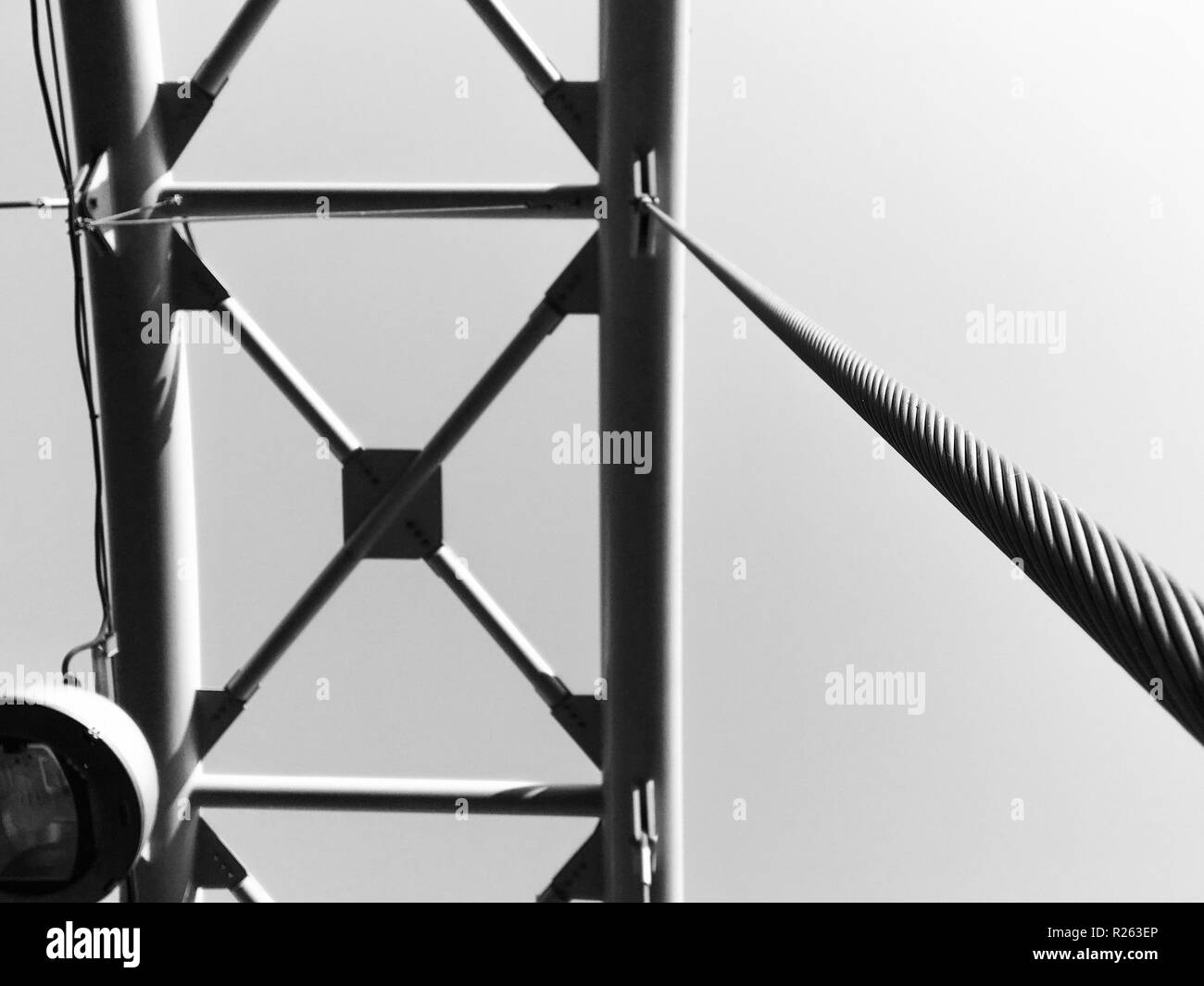 Unter der Brücke Stockfoto