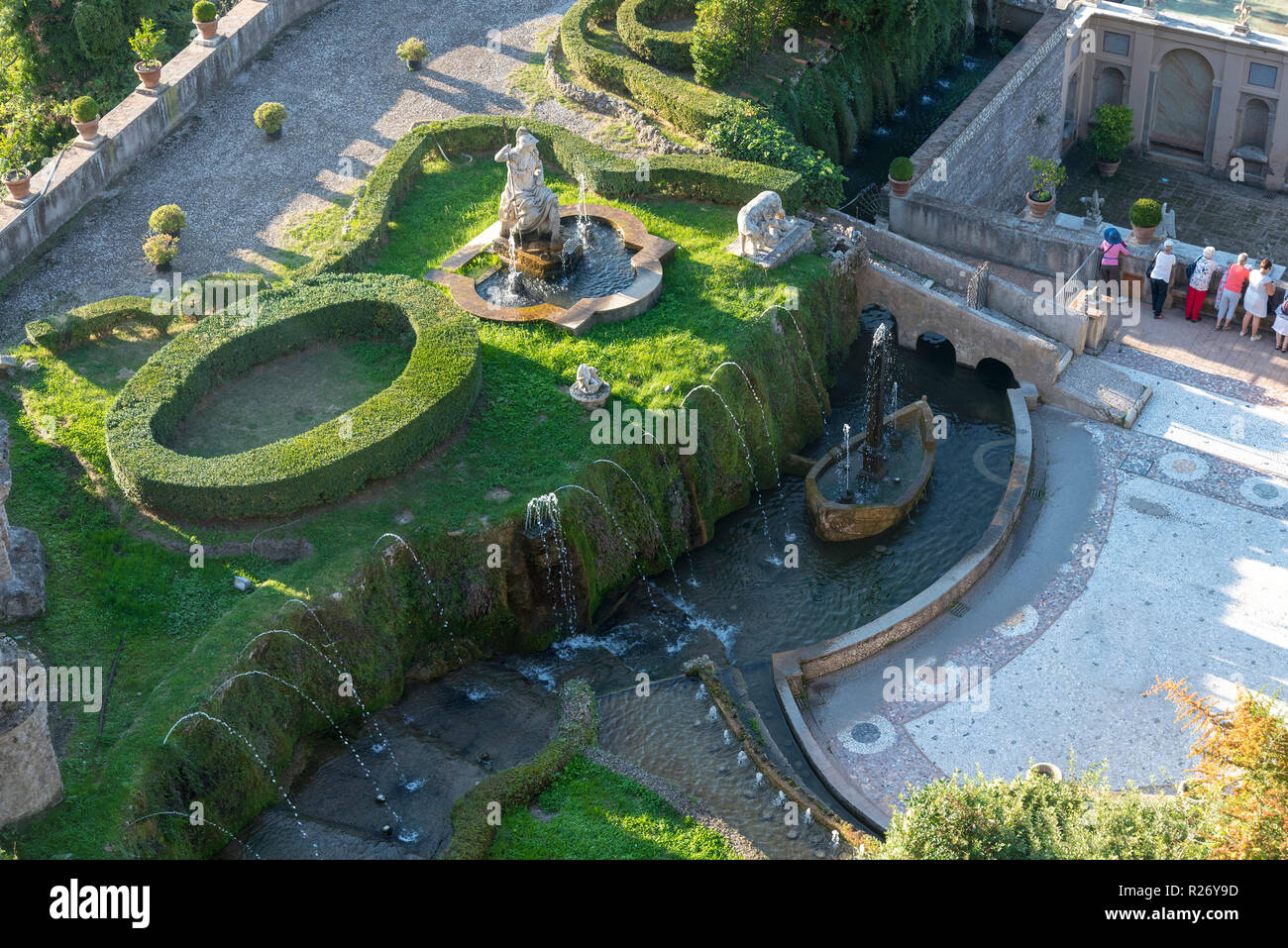 Blick Auf Die Villa Deste Brunnen Stockfotos und bilder Kaufen Alamy