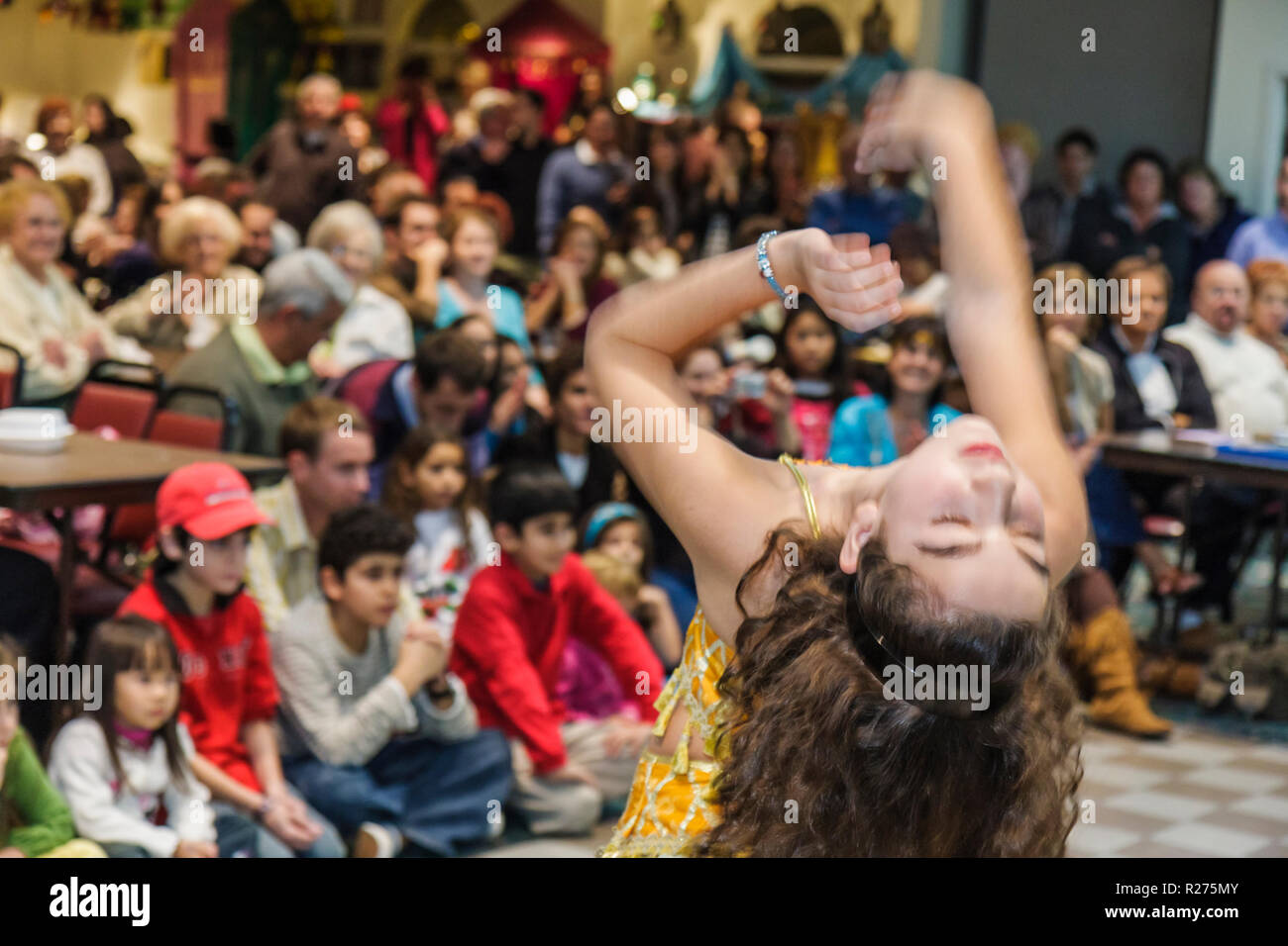 Miami Florida, Our Lady of Lebanon Maronite Catholic Church, libanesisches Festival, Festivals, Feier, Messe, Fundraiser, Leistung, Erbe, Tradition, Folk Stockfoto