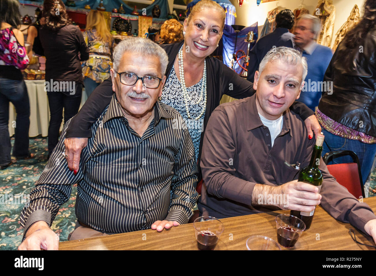 Miami Florida, Our Lady of Lebanon Maronite Catholic Church, libanesisches Festival, Festivals, Feier, Messe, Spendenaktion, Erbe, Tradition, arabisch-amerikanisch, ad Stockfoto