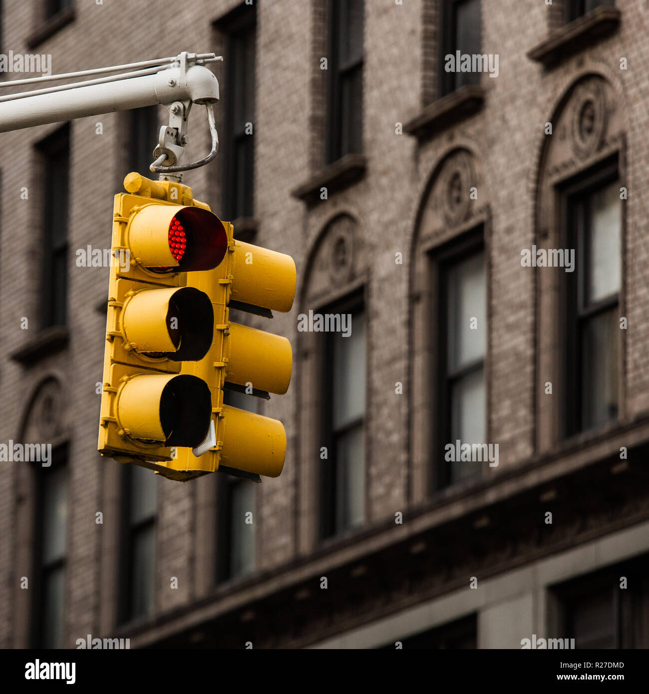 Ampel in NEW YORK. Stockfoto