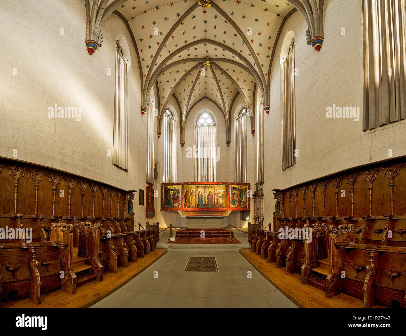 Centrales in Fribourg, Schweiz Stockfoto