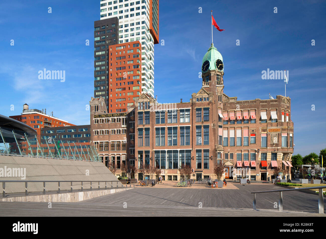 Hotel New York, Rotterdam, Zuid Holland, Niederlande Stockfoto
