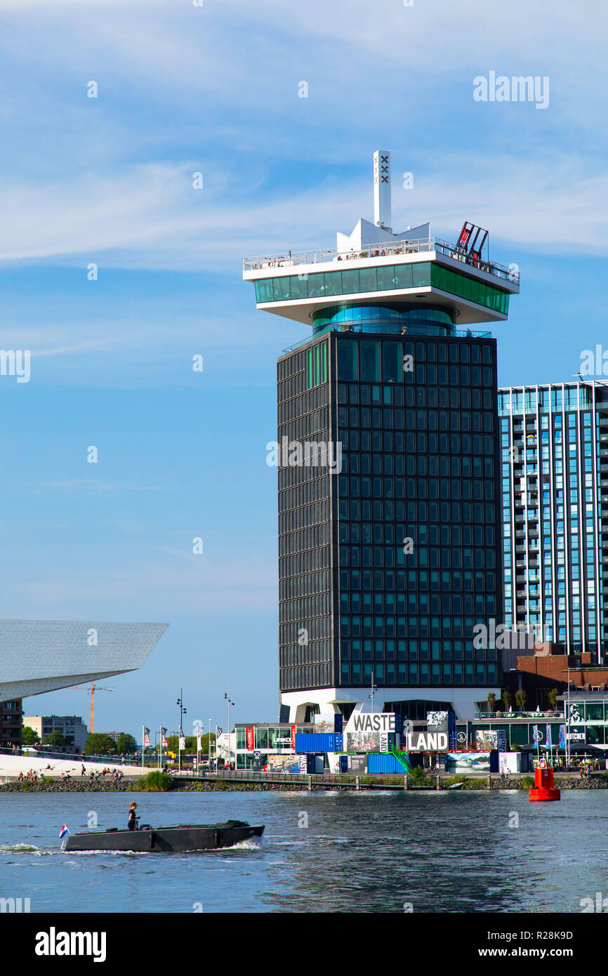 Ein 'Dam Turm, Amsterdam, Noord Holland, Niederlande Stockfoto