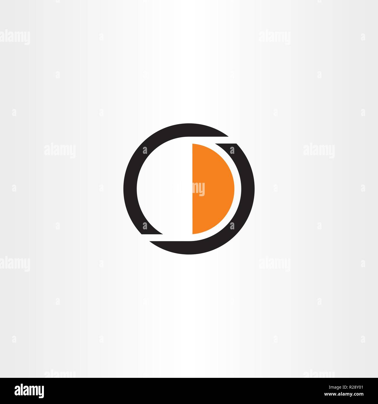 Buchstabe o und d od logo Symbol vektor design Stock Vektor