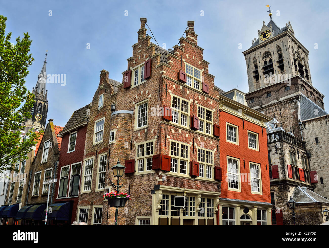 Delft, Holland Gebäude. Stockfoto