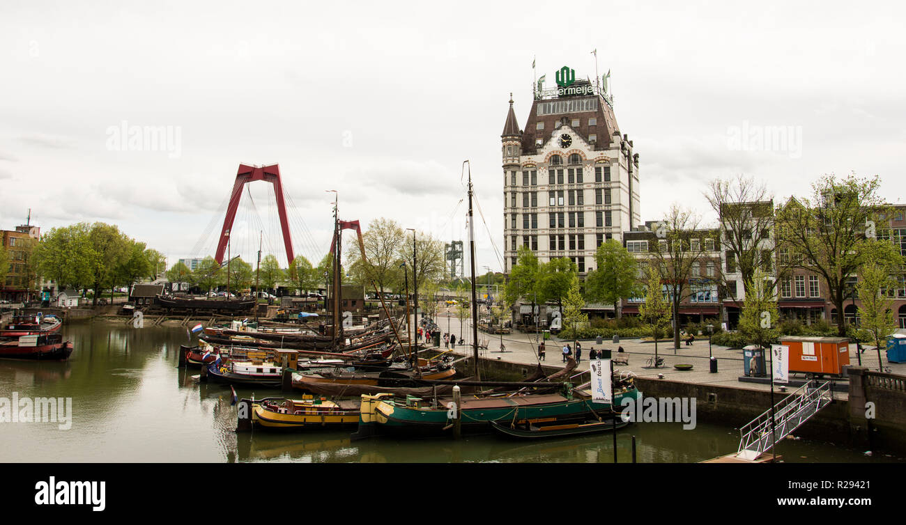 Rotterdam anzeigen Stockfoto