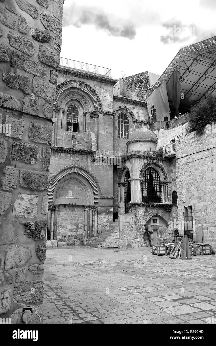 Kirche des Heiligen Grabes in Jerusalem, Israel Stockfoto