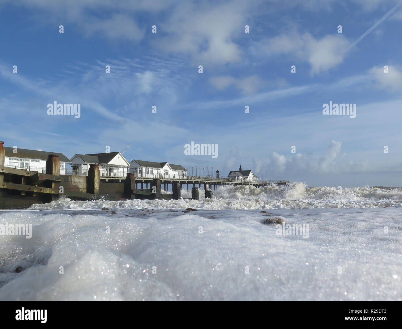Southwold Pier Suffolk Stockfoto