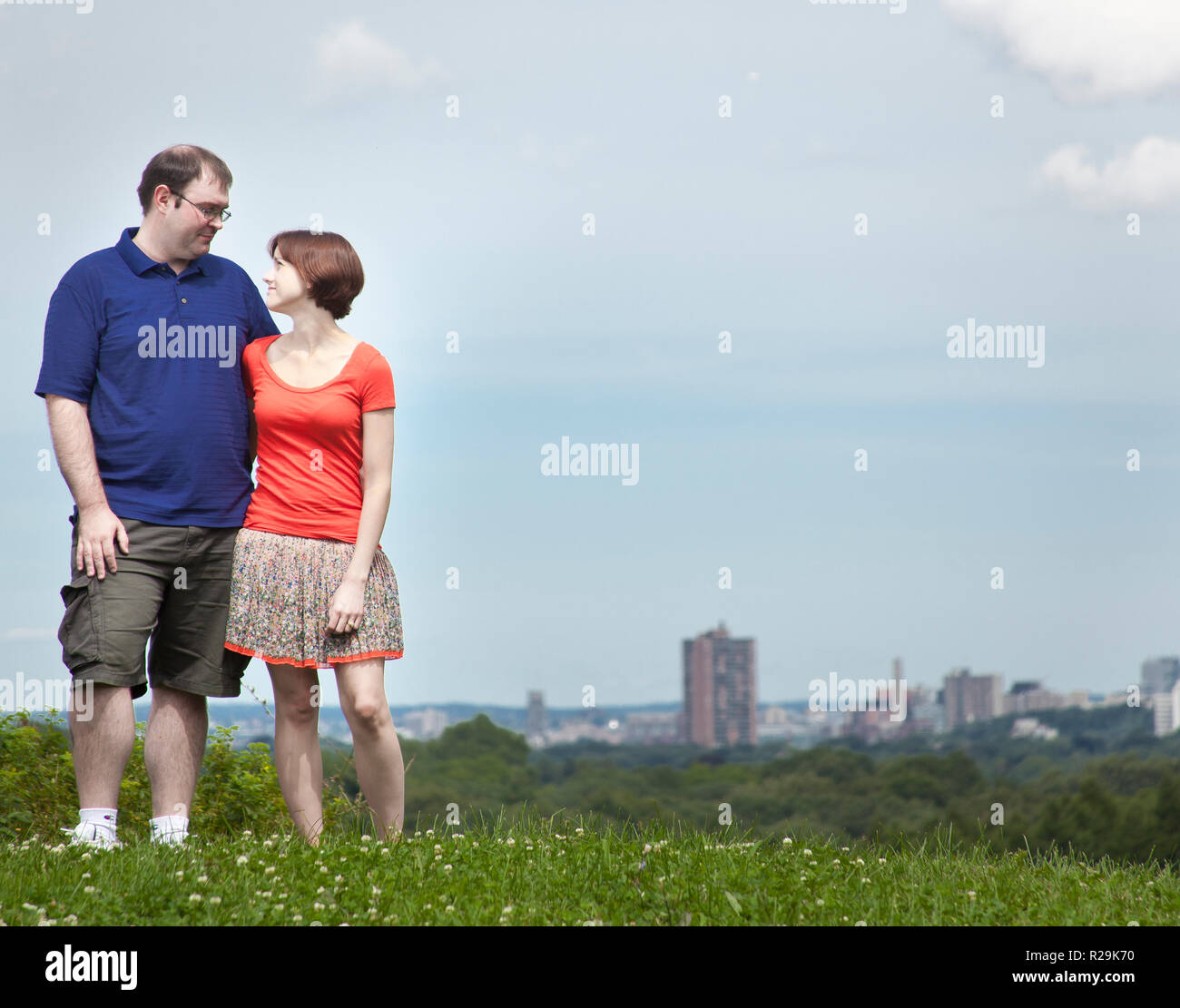 Engagement Stockfoto