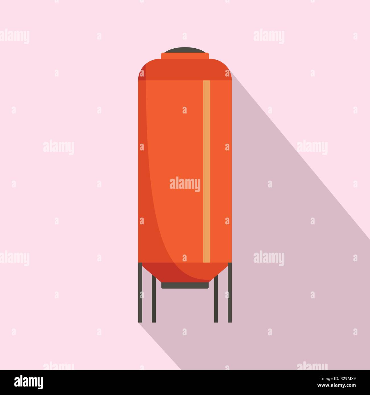 Reservetank von Wasser Symbol. Flache Darstellung der reservetank von Wasser vektor Symbol für Web Design Stock Vektor