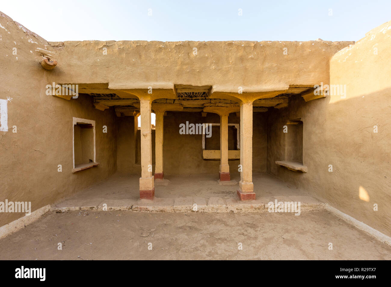 Kuldhara ist ein Gespenst Dorf in Rajasthan, Indien Stockfoto