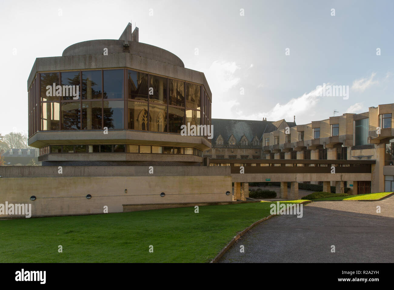 Die Abtei; Ansicht der Bibliothek aus dem Norden und Osten Stockfoto