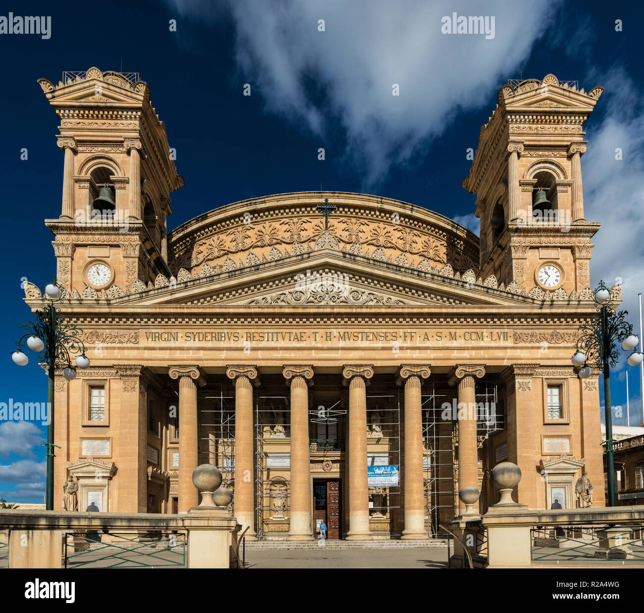 Stadt Dom von Mosta auf Malta. Stockfoto