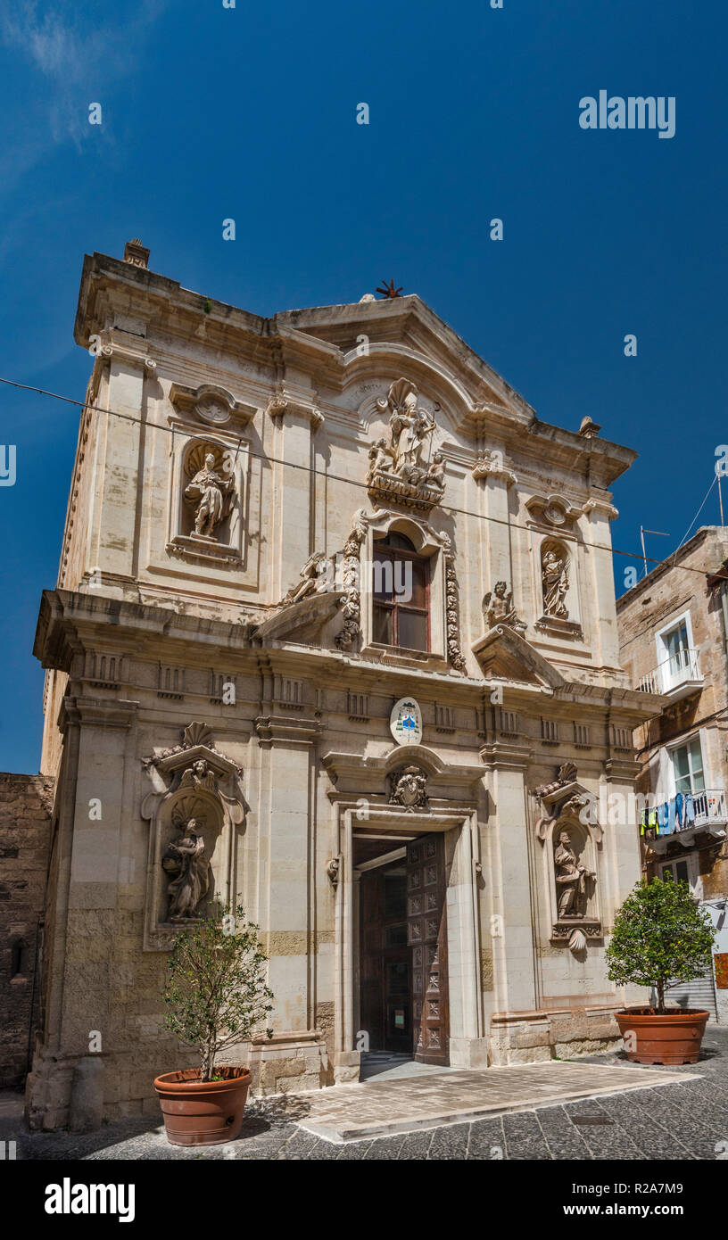 Der Kathedrale San Cataldo, Barock, in Taranto, Apulien, Italien Stockfoto
