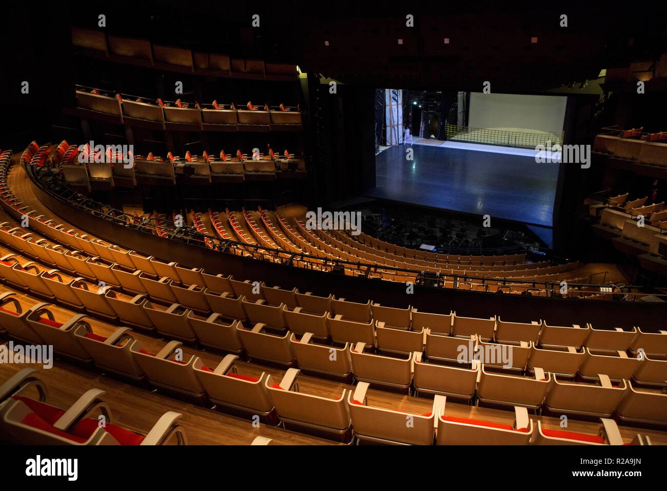 Im Inneren der Oper von Sydney Stockfoto