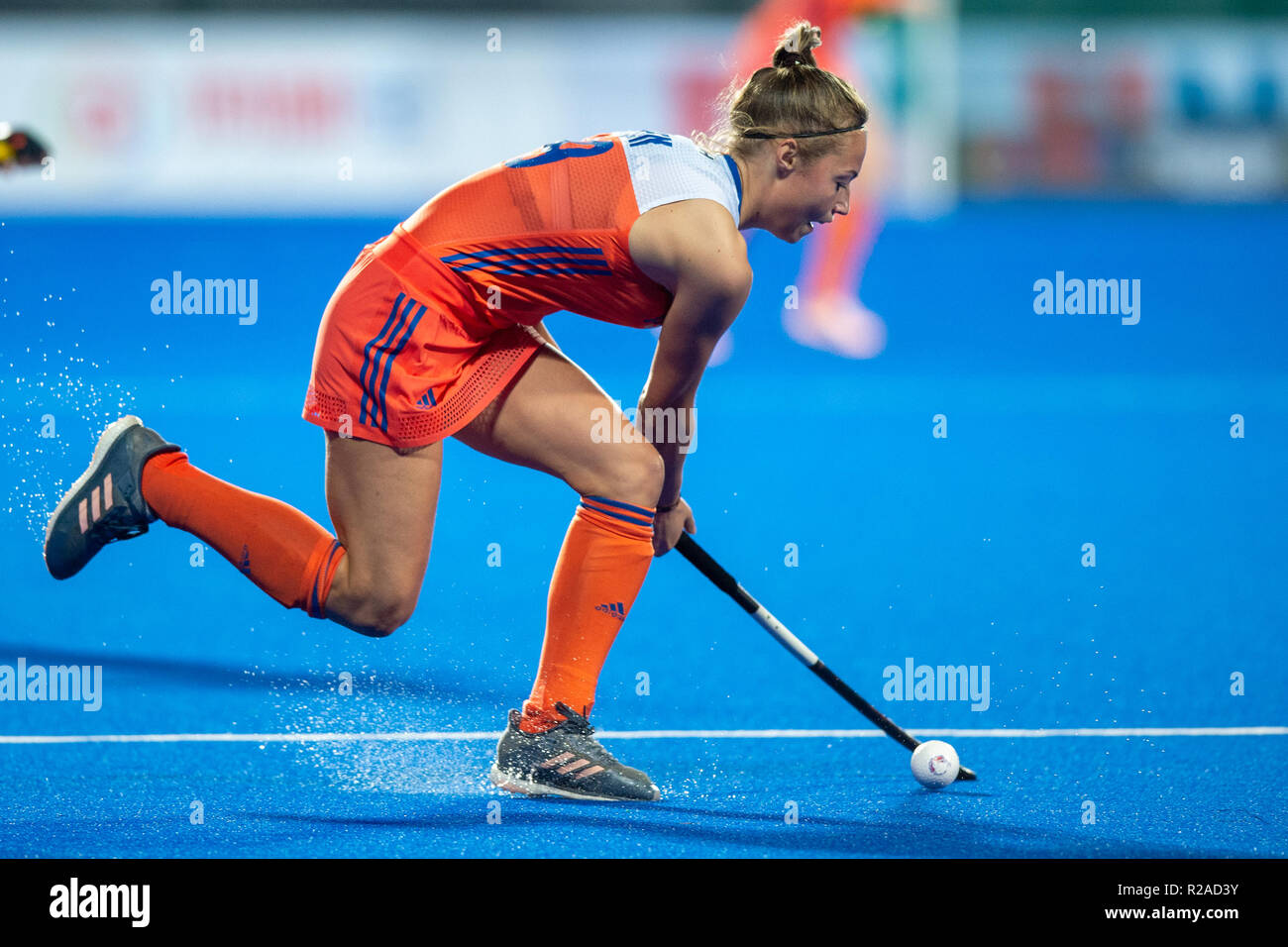 Changzhou, China. 18 Nov, 2018. Hockey Champions Trophy Die Niederlande - Japan Marijn Veen der Niederlande Credit: Orange Bilder vof/Alamy leben Nachrichten Stockfoto