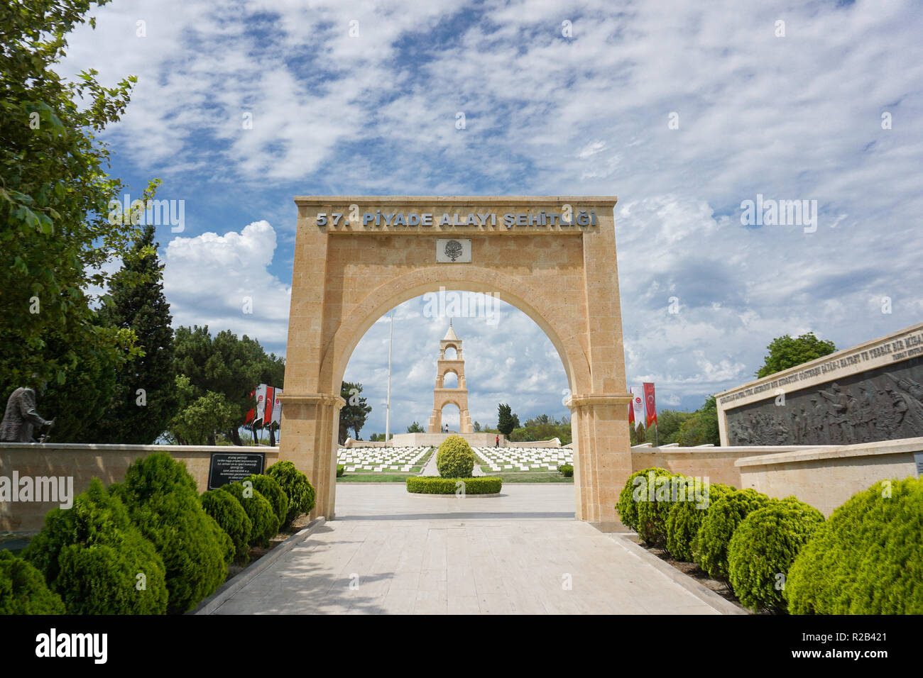 Canakkale, Türkei, 57. martrys Memorial Stockfoto