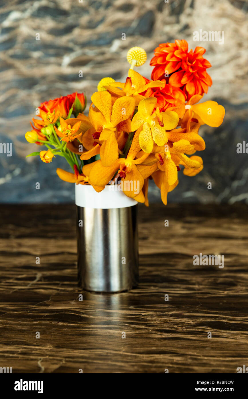 Herbst Farbe flower bouquet Stockfoto