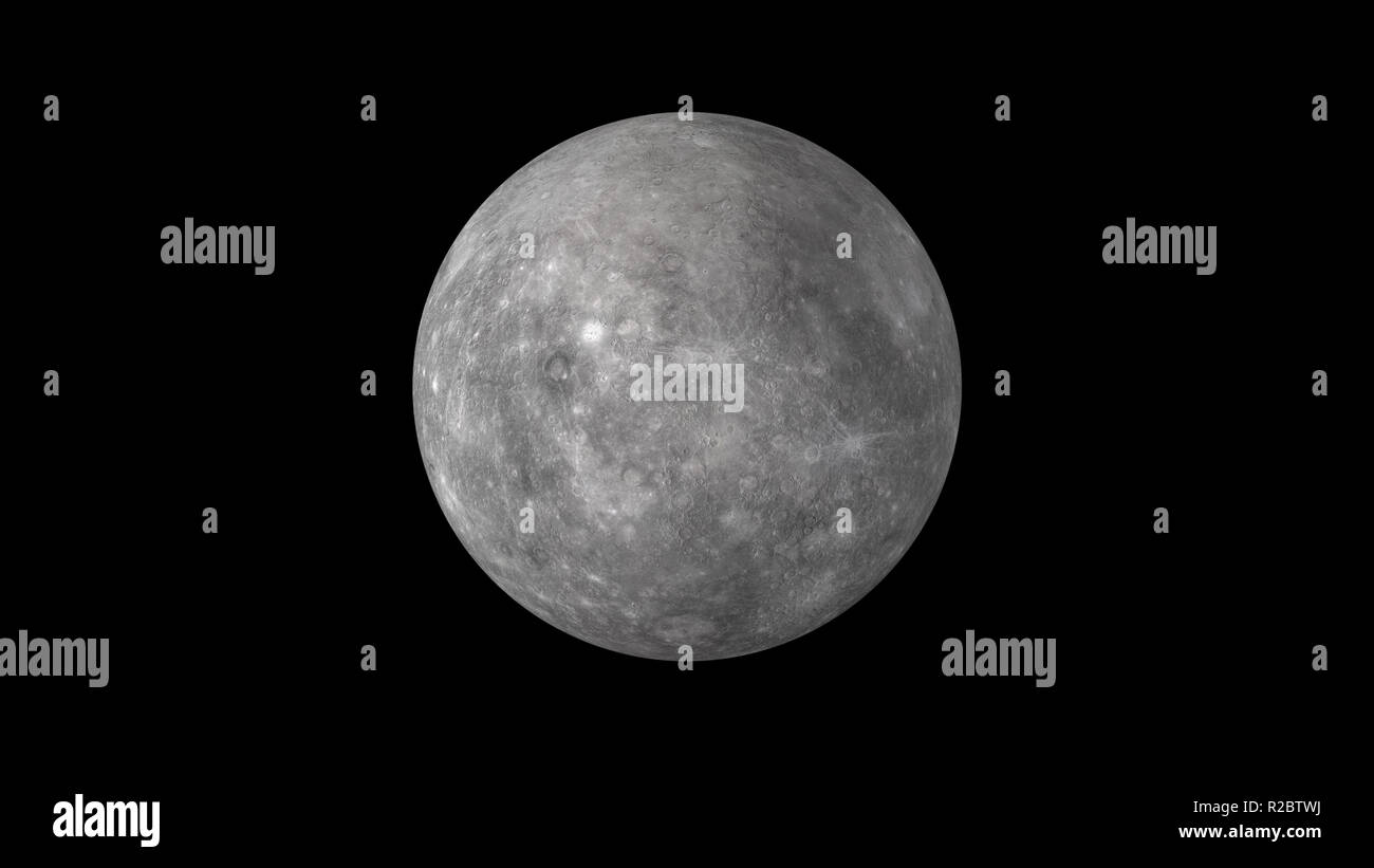 Merkur Planeten Sonnensystem Stockfoto
