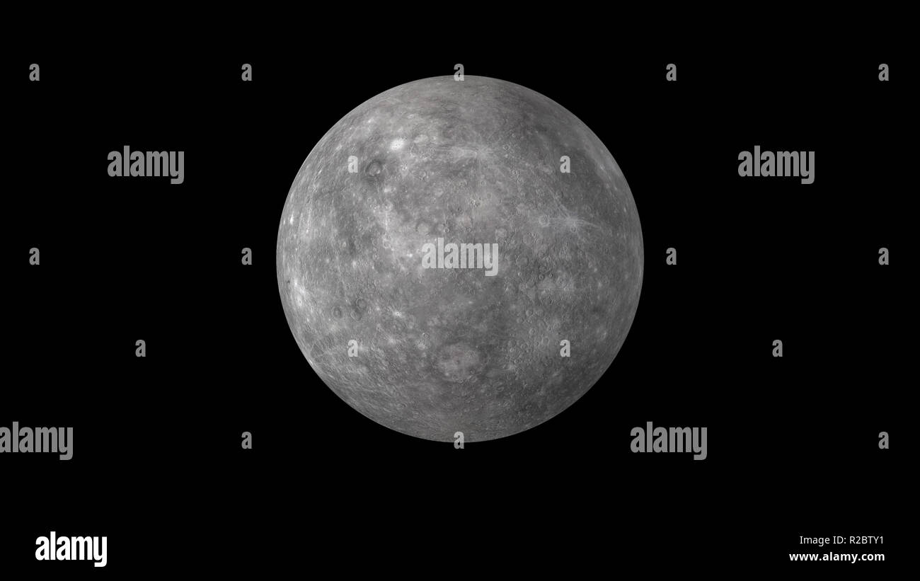 Merkur Planeten Sonnensystem Stockfoto