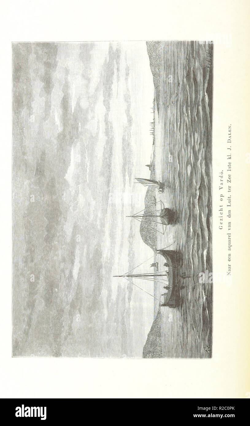 Seite 52 von 'Verslagen omtrent den Derden (- zesden) tocht van de Willem Barents naar de Yszee in der Höhle zomer van 1880 (-83.) uitgebracht aan het Comité van Uitvoering. . Uitgegeven voor rekening van het Comité 0002. Stockfoto