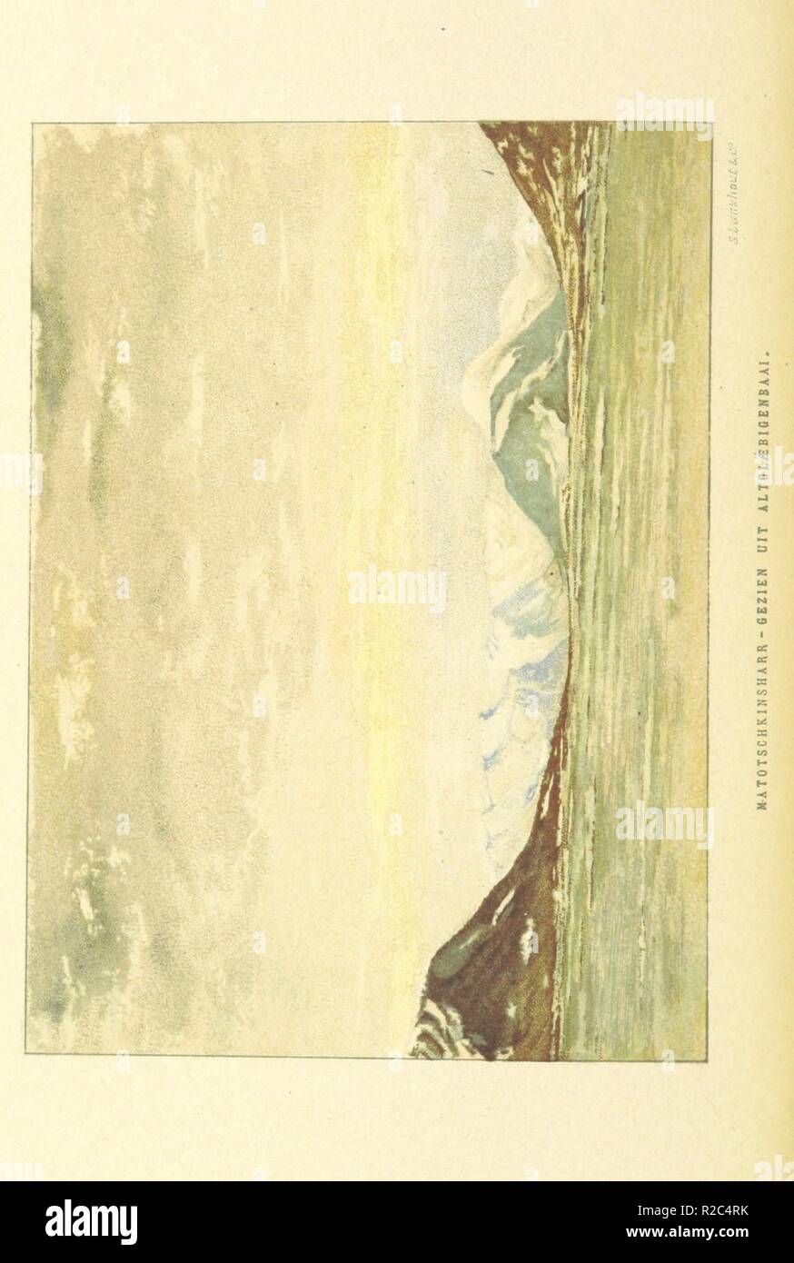 Seite 100 von 'Verslagen omtrent den Derden (- zesden) tocht van de Willem Barents naar de Yszee in der Höhle zomer van 1880 (-83.) uitgebracht aan het Comité van Uitvoering. . Uitgegeven voor rekening van het Comit 0082. Stockfoto