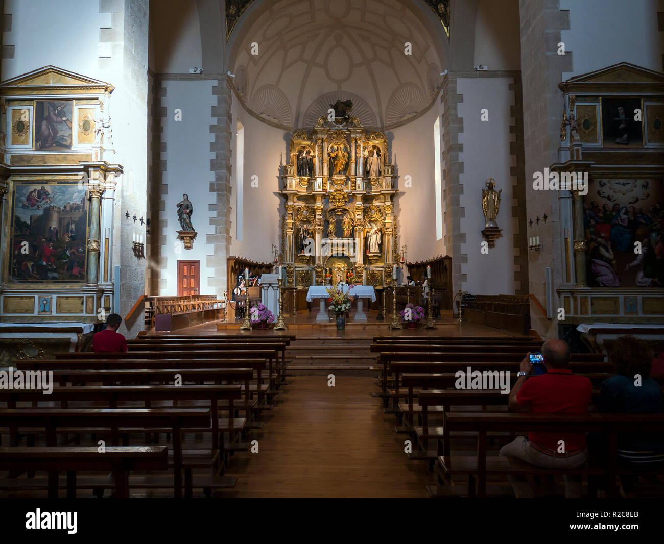 Abadía cisterciense y Albergue de peregrinos. Santo Domingo de la Calzada. La Rioja. España Stockfoto