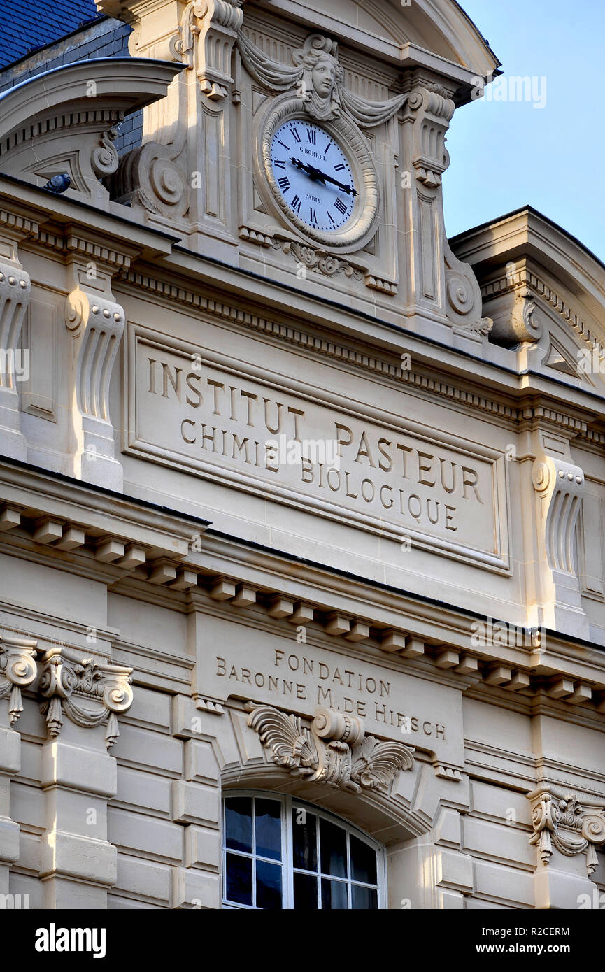 Institut Pasteur - Paris - Frankreich Stockfoto