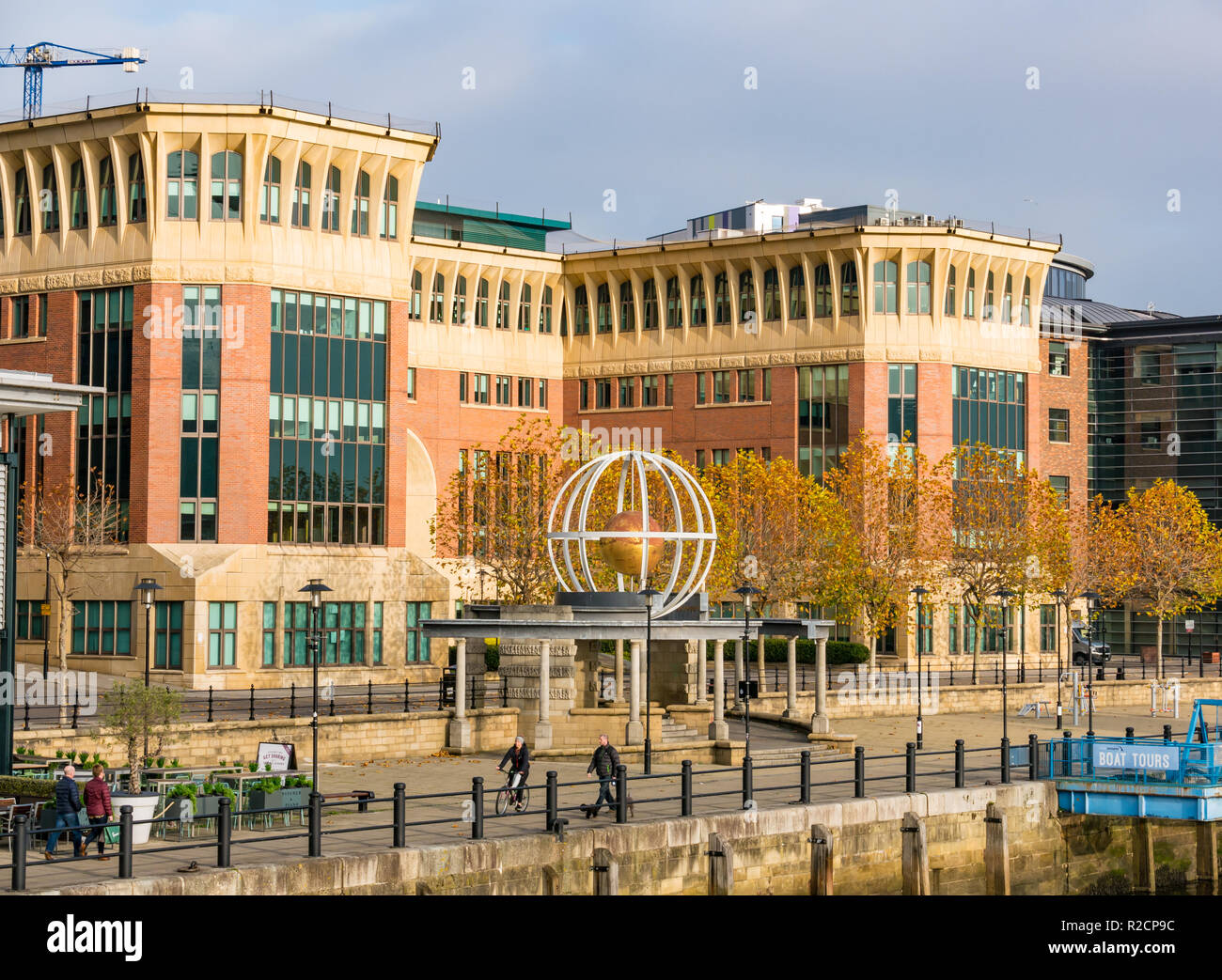 St Ann's Wharf Building, am Kai, auf den Fluss Tyne, der Newcastle Upon Tyne, England, Großbritannien Stockfoto