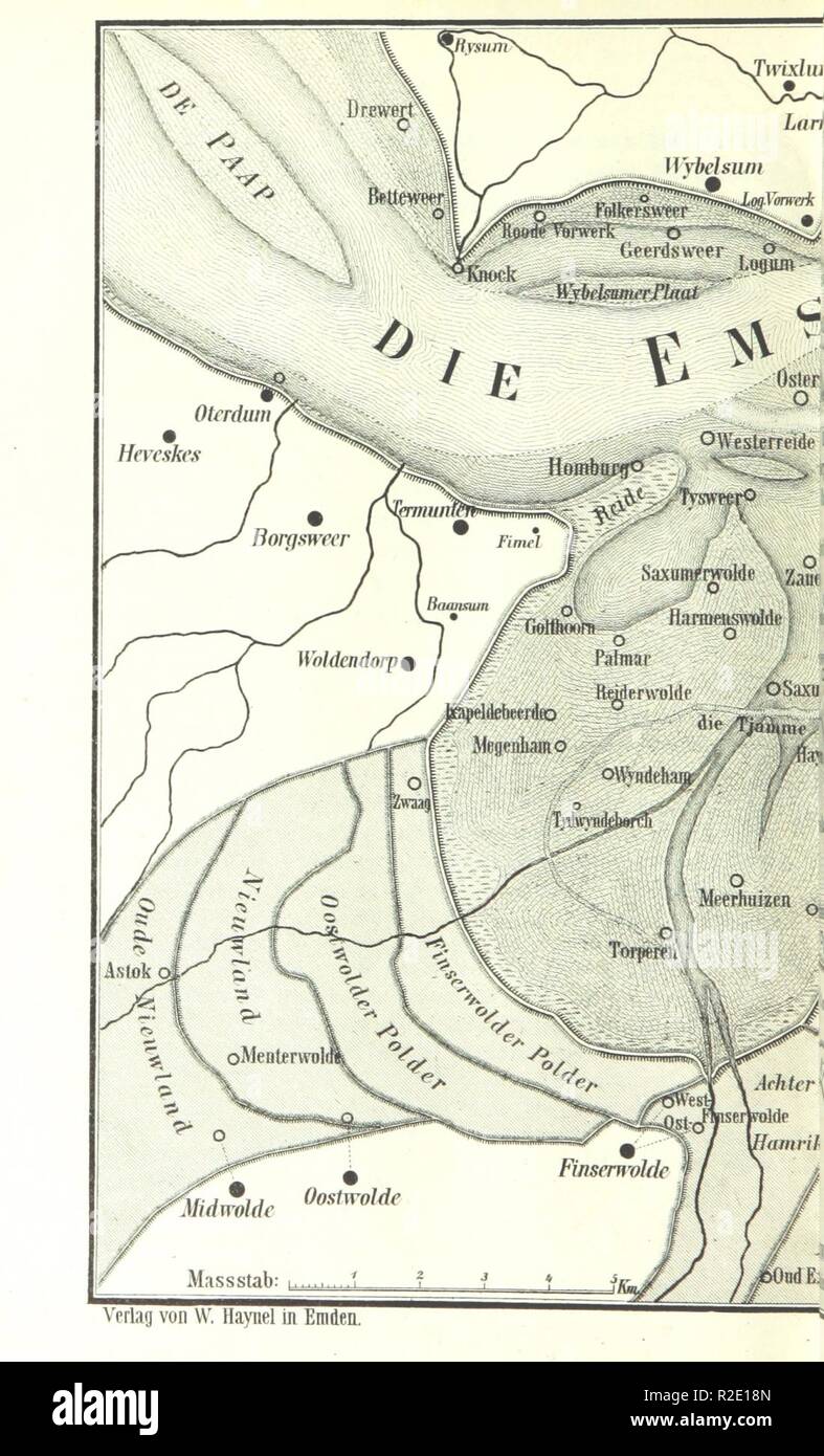 Seite 362 von "Ostfriesland Land und Volk in Wort und Bild. Mit. Holzschnitten, etc'. Stockfoto