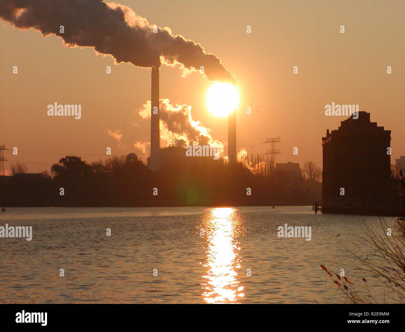 Rummelsburger Bucht Stockfoto