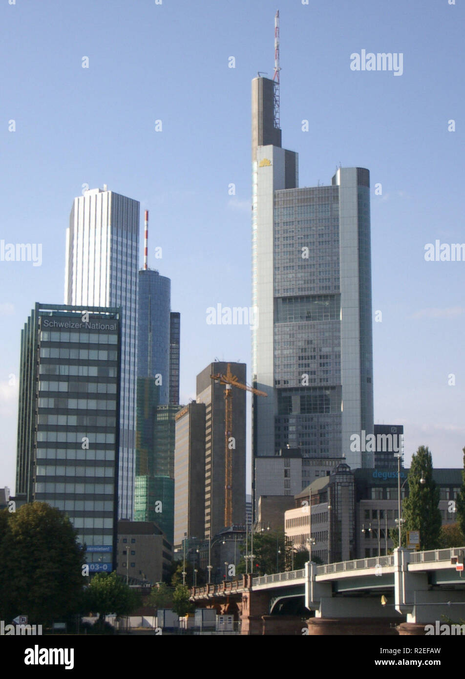 Banking Konglomerat in Frankfurt Stockfoto