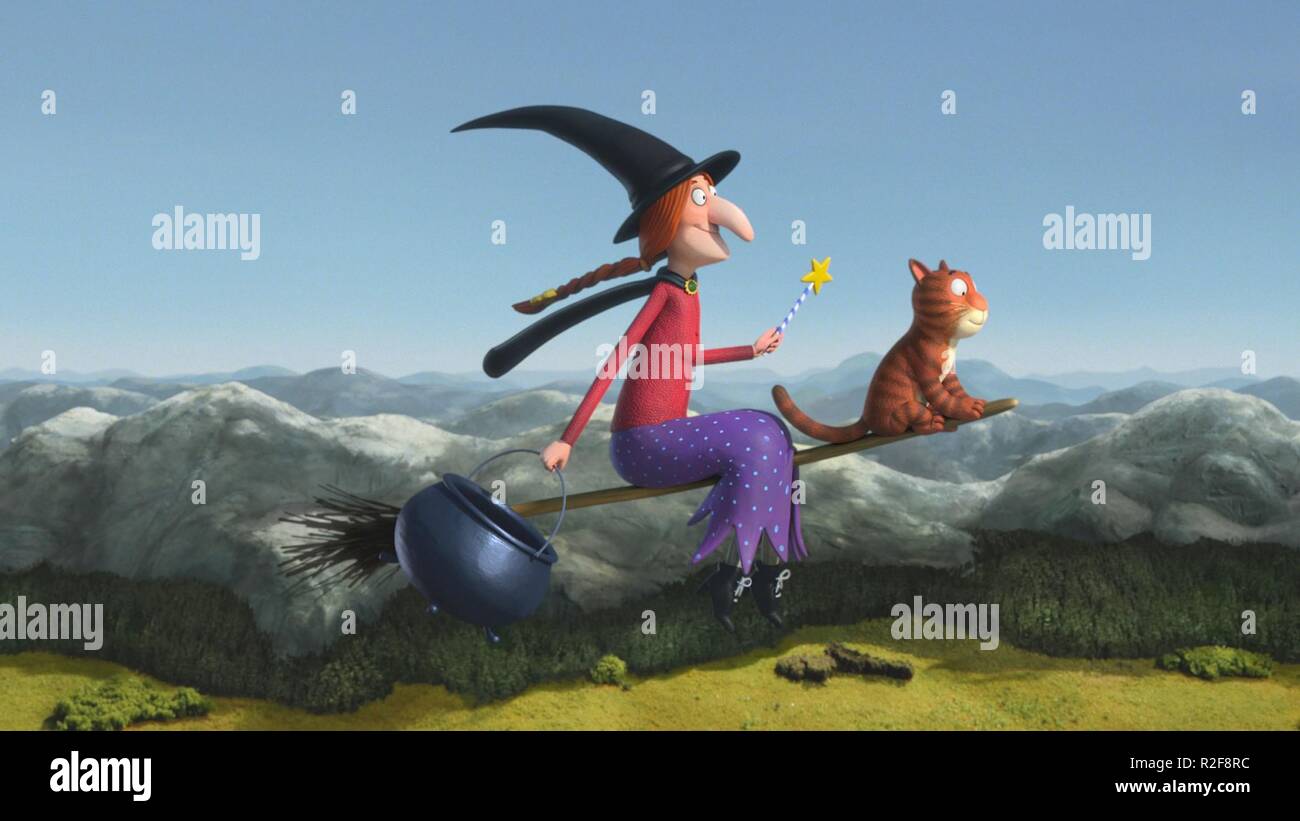 Zimmer auf dem Besen Jahr: 2012 Großbritannien Regie: Max Lang, Jan Lachauer Animation Stockfoto