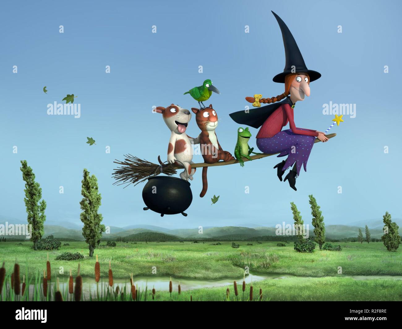 Zimmer auf dem Besen Jahr: 2012 Großbritannien Regie: Max Lang, Jan Lachauer Animation Stockfoto