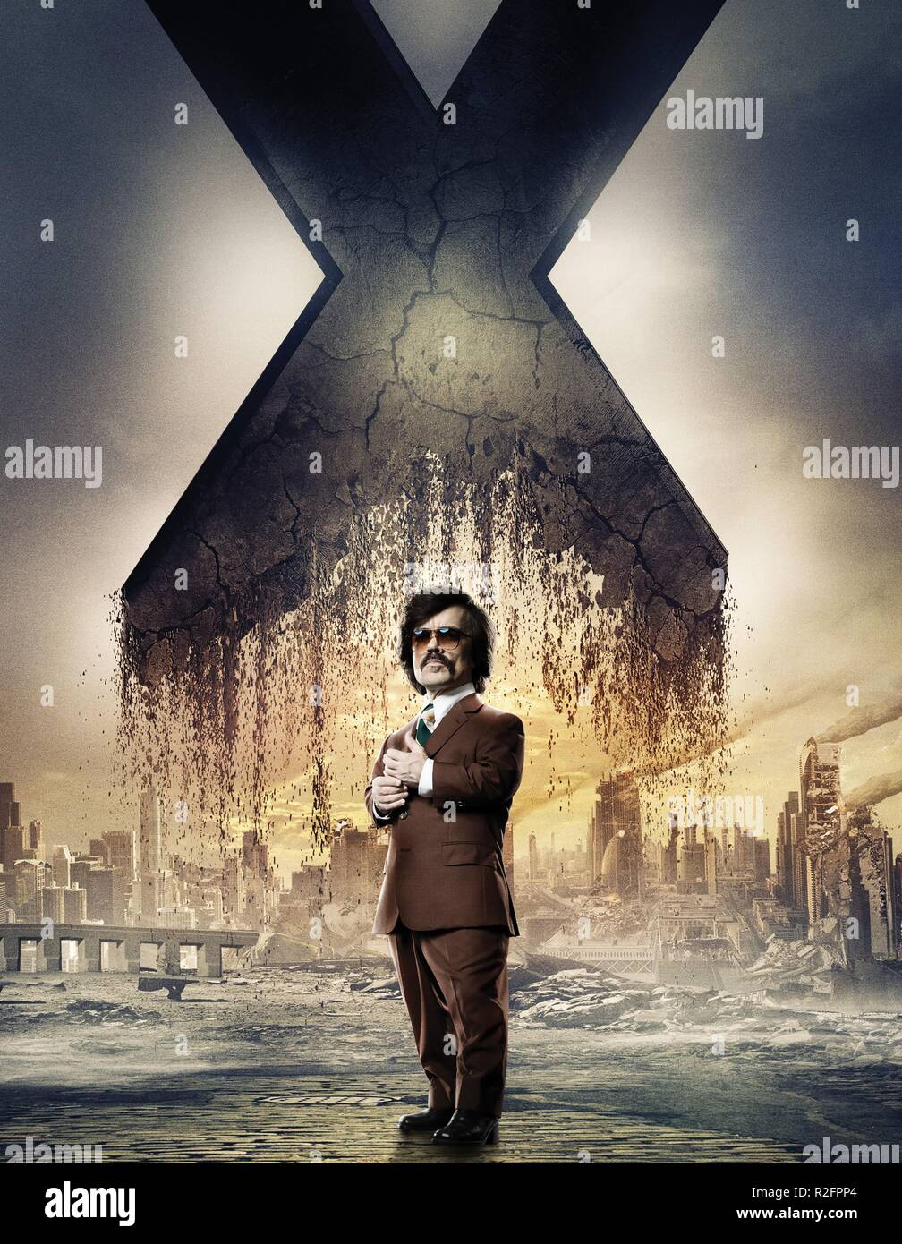 X-Men: Tage des vergangenen Jahres Zukunft: 2014 USA Regie: Bryan Singer Peter Dinklage Filmplakat (textlose) Stockfoto